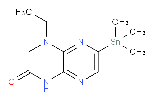 4-ethyl-6-(trimethylstannyl)-3,4-dihydropyrazino[2,3-b]pyrazin-2(1H)-one