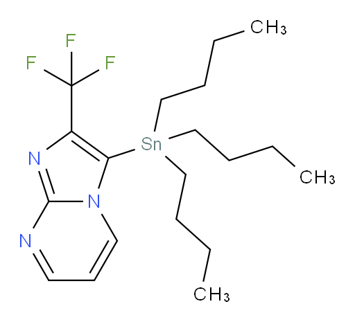 3-(三丁基锡基)-2-(三氟甲基)咪唑并[1,2-a]嘧啶