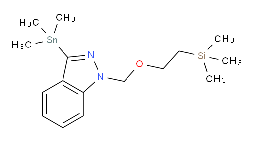 1-((2-(trimethylsilyl)ethoxy)methyl)-3-(trimethylstannyl)-1H-indazole