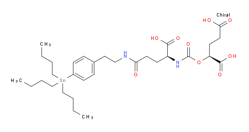 (S)-2-((((S)-1-carboxy-4-oxo-4-((4-(tributylstannyl)phenethyl)amino)butyl)carbamoyl)oxy)pentanedioic acid