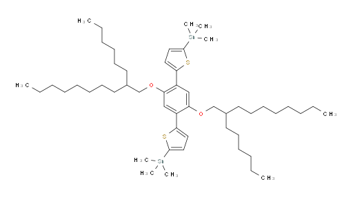 (5,5'-(2,5-bis((2-hexyldecyl)oxy)-1,4-phenylene)bis(thiophene-5,2-diyl))bis(trimethylstannane)