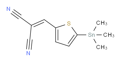 2-((5-(trimethylstannyl)thiophen-2-yl)methylene)malononitrile