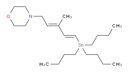 4-((2E,4E)-3-methyl-5-(tributylstannyl)penta-2,4-dien-1-yl)morpholine
