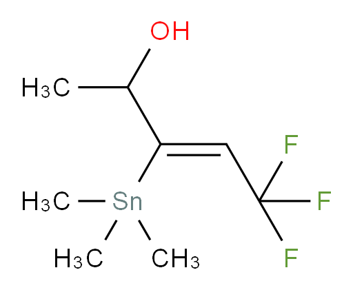 (Z)-5,5,5-trifluoro-3-(trimethylstannyl)pent-3-en-2-ol