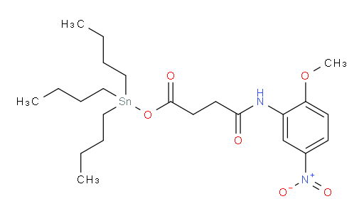 tributylstannyl 4-((2-methoxy-5-nitrophenyl)amino)-4-oxobutanoate