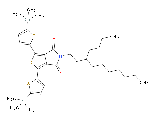5-(3-butyldecyl)-1,3-bis(5-(trimethylstannyl)thiophen-2-yl)-4H-thieno[3,4-c]pyrrole-4,6(5H)-dione