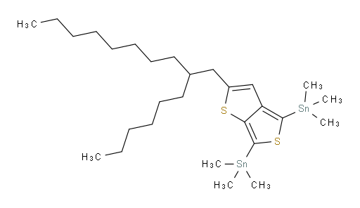 (2-(2-hexyldecyl)thieno[3,4-b]thiophene-4,6-diyl)bis(trimethylstannane)