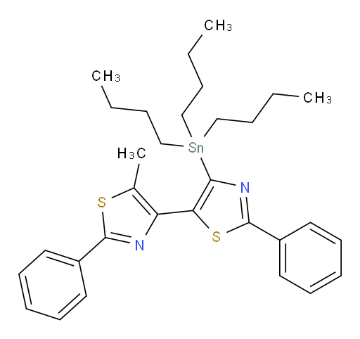 5-methyl-2,2'-diphenyl-4'-(tributylstannyl)-4,5'-bithiazole