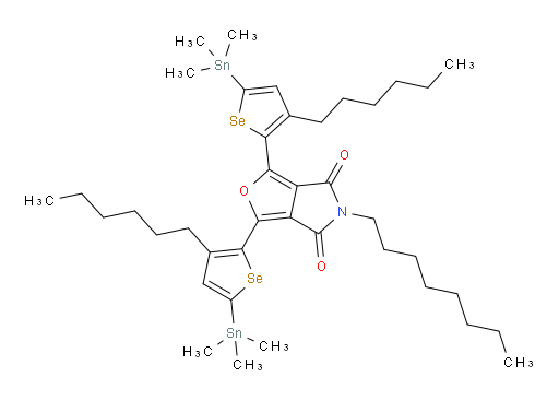 1,3-bis(3-hexyl-5-(trimethylstannyl)selenophen-2-yl)-5-octyl-4H-furo[3,4-c]pyrrole-4,6(5H)-dione