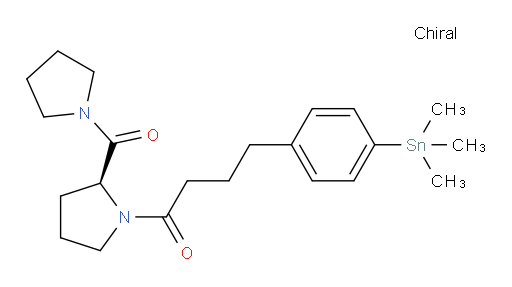 (S)-1-(2-(pyrrolidine-1-carbonyl)pyrrolidin-1-yl)-4-(4-(trimethylstannyl)phenyl)butan-1-one