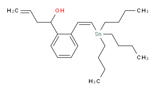 (Z)-1-(2-(2-(tributylstannyl)vinyl)phenyl)but-3-en-1-ol