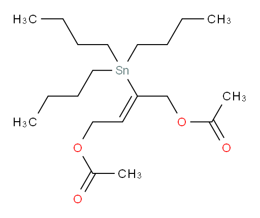 (Z)-2-(tributylstannyl)but-2-ene-1,4-diyl diacetate