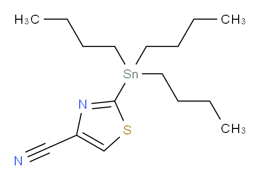 2-(tributylstannyl)thiazole-4-carbonitrile