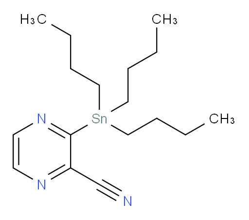 3-(tributylstannyl)pyrazine-2-carbonitrile
