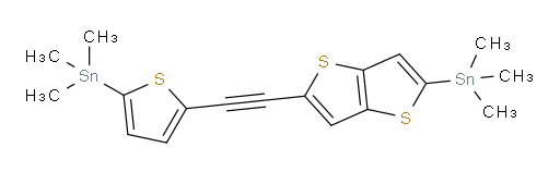 trimethyl(5-((5-(trimethylstannyl)thieno[3,2-b]thiophen-2-yl)ethynyl)thiophen-2-yl)stannane