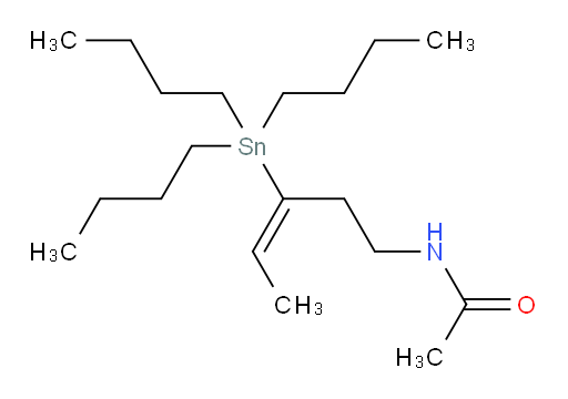 (E)-N-(3-(tributylstannyl)pent-3-en-1-yl)acetamide
