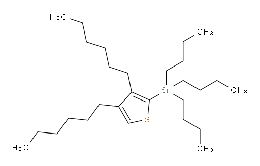 tributyl(3,4-dihexylthiophen-2-yl)stannane