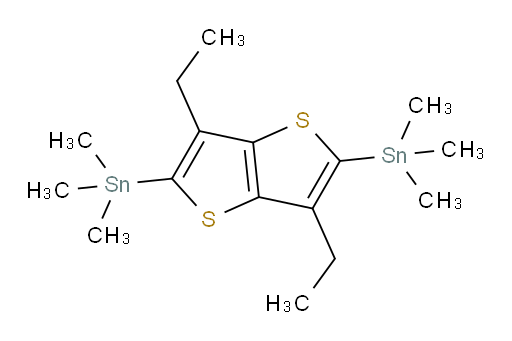 (3,6-diethylthieno[3,2-b]thiophene-2,5-diyl)bis(trimethylstannane)