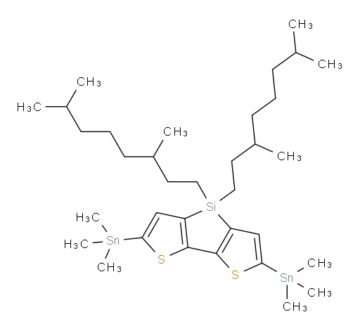 4,4-bis(3,7-dimethyloctyl)-2,6-bis(trimethylstannyl)-4H-silolo[3,2-b:4,5-b']dithiophene