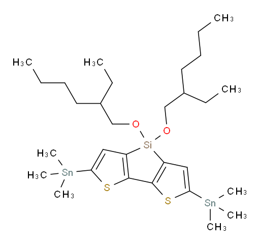 4,4-bis((2-ethylhexyl)oxy)-2,6-bis(trimethylstannyl)-4H-silolo[3,2-b:4,5-b']dithiophene