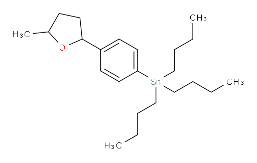 tributyl(4-(5-methyltetrahydrofuran-2-yl)phenyl)stannane