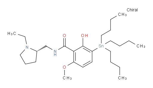(S)-N-((1-ethylpyrrolidin-2-yl)methyl)-2-hydroxy-6-methoxy-3-(tributylstannyl)benzamide
