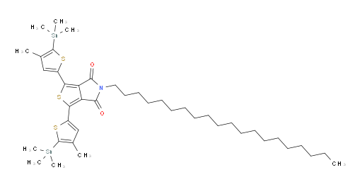 5-icosyl-1,3-bis(4-methyl-5-(trimethylstannyl)thiophen-2-yl)-4H-thieno[3,4-c]pyrrole-4,6(5H)-dione