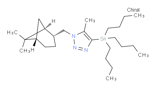 1-(((1S,2R,5S)-6,6-dimethylbicyclo[3.1.1]heptan-2-yl)methyl)-5-methyl-4-(tributylstannyl)-1H-1,2,3-triazole