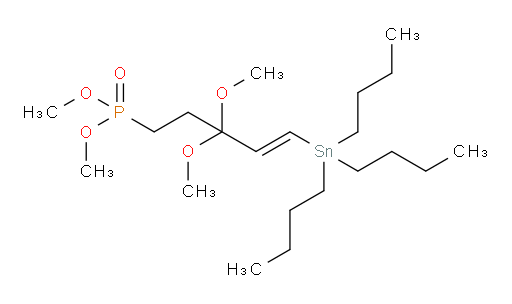 (E)-dimethyl (3,3-dimethoxy-5-(tributylstannyl)pent-4-en-1-yl)phosphonate