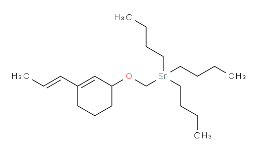 (E)-tributyl(((3-(prop-1-en-1-yl)cyclohex-2-en-1-yl)oxy)methyl)stannane