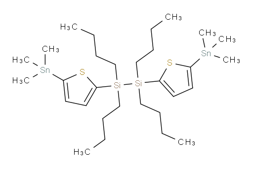 1,1,2,2-tetrabutyl-1,2-bis(5-(trimethylstannyl)thiophen-2-yl)disilane