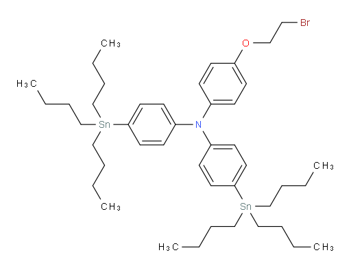 4-(2-溴乙氧基)-N,N-双(4-(三丁基锡基)苯基)苯胺
