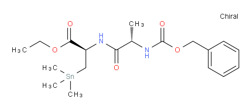 (R)-ethyl 2-((S)-2-(((benzyloxy)carbonyl)amino)propanamido)-3-(trimethylstannyl)propanoate