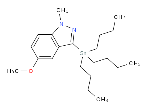 5-methoxy-1-methyl-3-(tributylstannyl)-1H-indazole