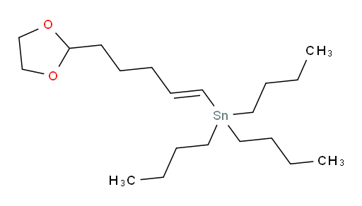 (E)-(5-(1,3-二氧杂环戊烷-2-基)戊-1-烯-1-基)三丁基锡烷