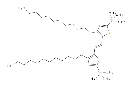 (E)-1,2-bis(3-dodecyl-5-(trimethylstannyl)thiophen-2-yl)ethene