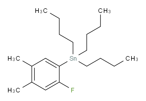 tributyl(2-fluoro-4,5-dimethylphenyl)stannane