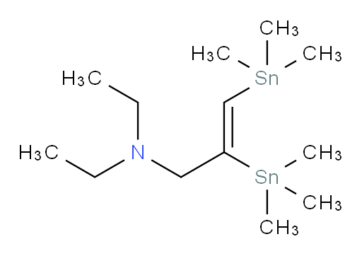 (Z)-N,N-diethyl-2,3-bis(trimethylstannyl)prop-2-en-1-amine