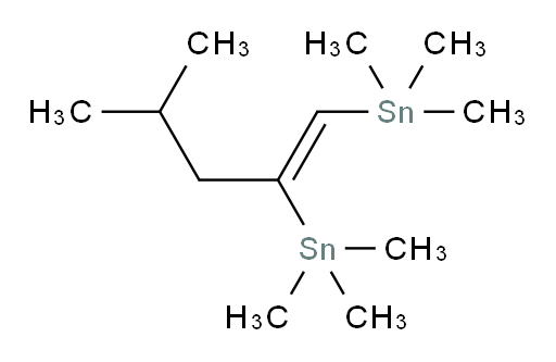 (Z)-(4-methylpent-1-ene-1,2-diyl)bis(trimethylstannane)