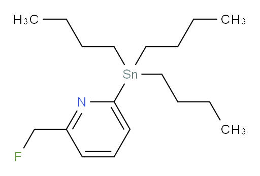 2-(fluoromethyl)-6-(tributylstannyl)pyridine
