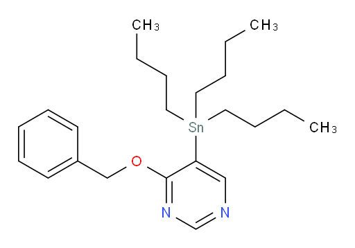 4-(苄氧基)-5-(三丁基锡基)嘧啶