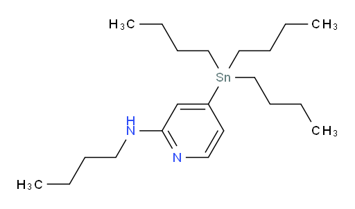 N-butyl-4-(tributylstannyl)pyridin-2-amine