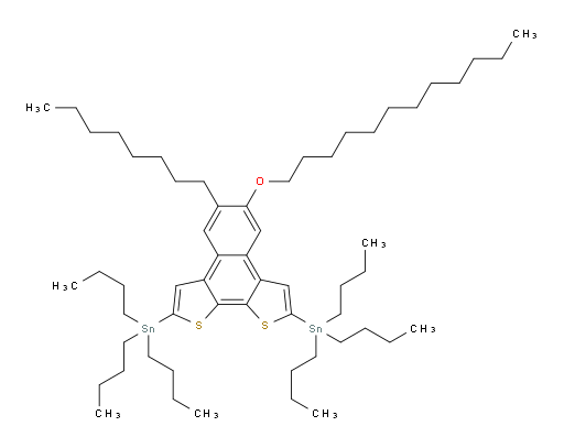 (5-(十二烷氧基)-6-辛基萘并[2,1-b:3,4-b']二噻吩-2,9-二基)双(三丁基锡烷)