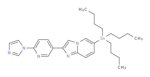 2-(6-(1H-imidazol-1-yl)pyridin-3-yl)-6-(tributylstannyl)imidazo[1,2-a]pyridine