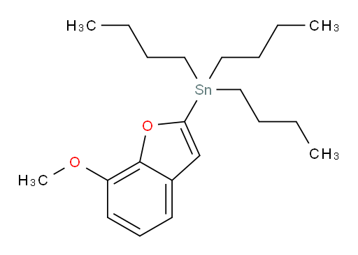 三丁基(7-甲氧基苯并呋喃-2-基)锡烷