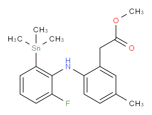 甲基 2-(2-((2-氟-6-(三甲基锡基)苯基)氨基)-5-甲基苯基)乙酸酯