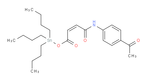 (Z)-tributylstannyl 4-((4-acetylphenyl)amino)-4-oxobut-2-enoate