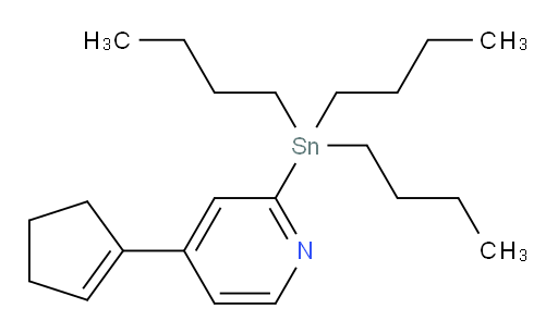 4-(cyclopent-1-en-1-yl)-2-(tributylstannyl)pyridine