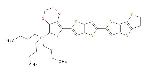 tributyl(7-(5-(dithieno[3,2-b:2',3'-d]thiophen-2-yl)thieno[3,2-b]thiophen-2-yl)-2,3-dihydrothieno[3,4-b][1,4]dioxin-5-yl)stannane