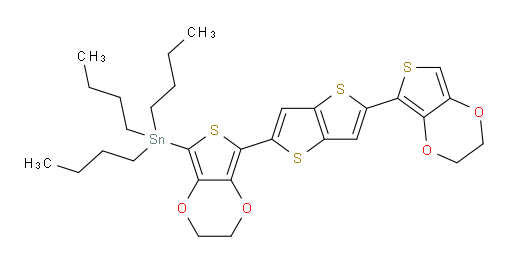 tributyl(7-(5-(2,3-dihydrothieno[3,4-b][1,4]dioxin-5-yl)thieno[3,2-b]thiophen-2-yl)-2,3-dihydrothieno[3,4-b][1,4]dioxin-5-yl)stannane